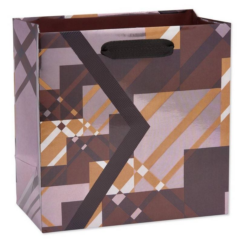 Father's Day Gift Bag Plaid Medium - Papyrus