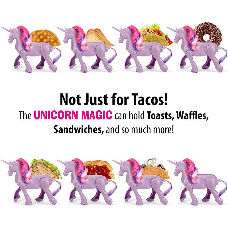 Funwares Unicorn Magic Sculpted Taco & Snack Holder