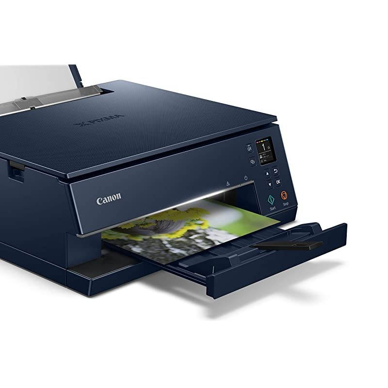 TS6320 All-In-One Wireless Color Printer with Copier, Scanner and Mobile Printing, Navy, Works with Alexa