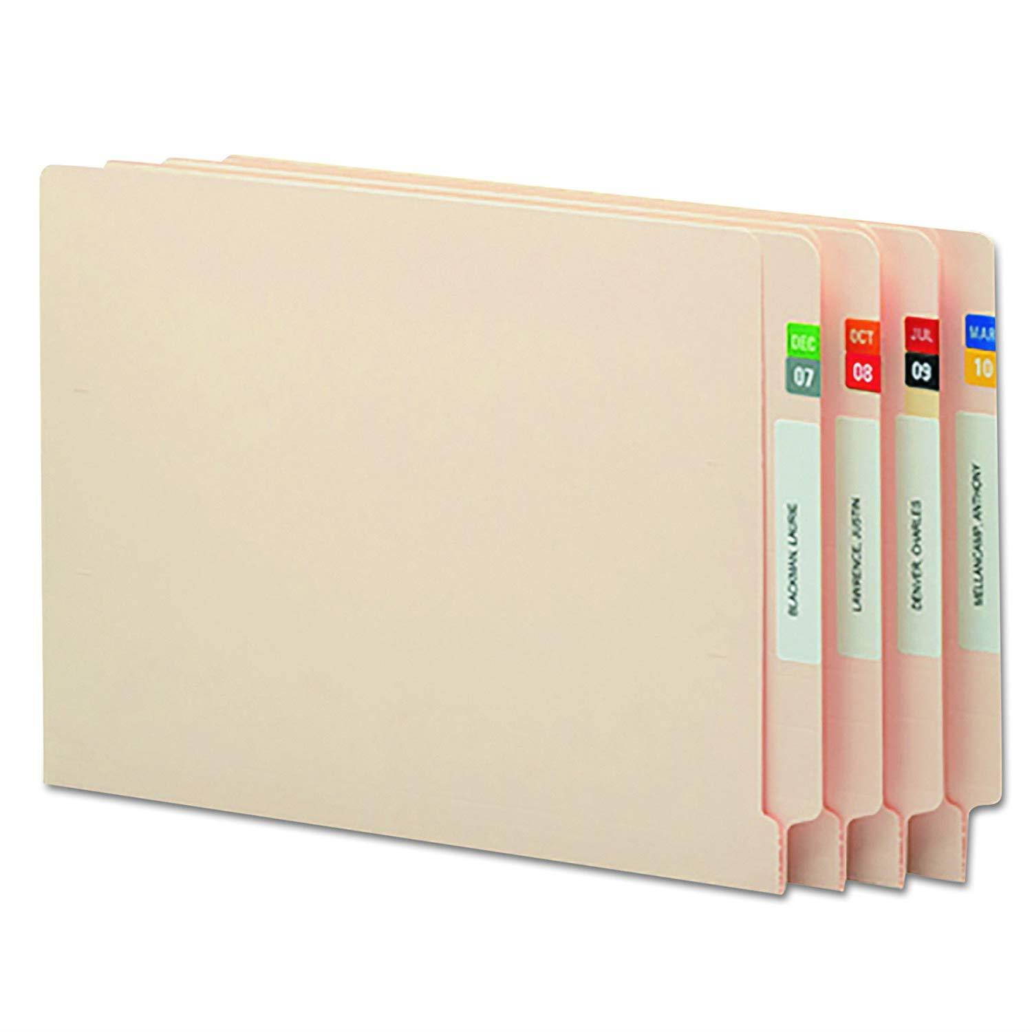 Smead ETS Color-Coded Month Label, Jan.-Dec, Label Sheet, Assorted Colors (67450)