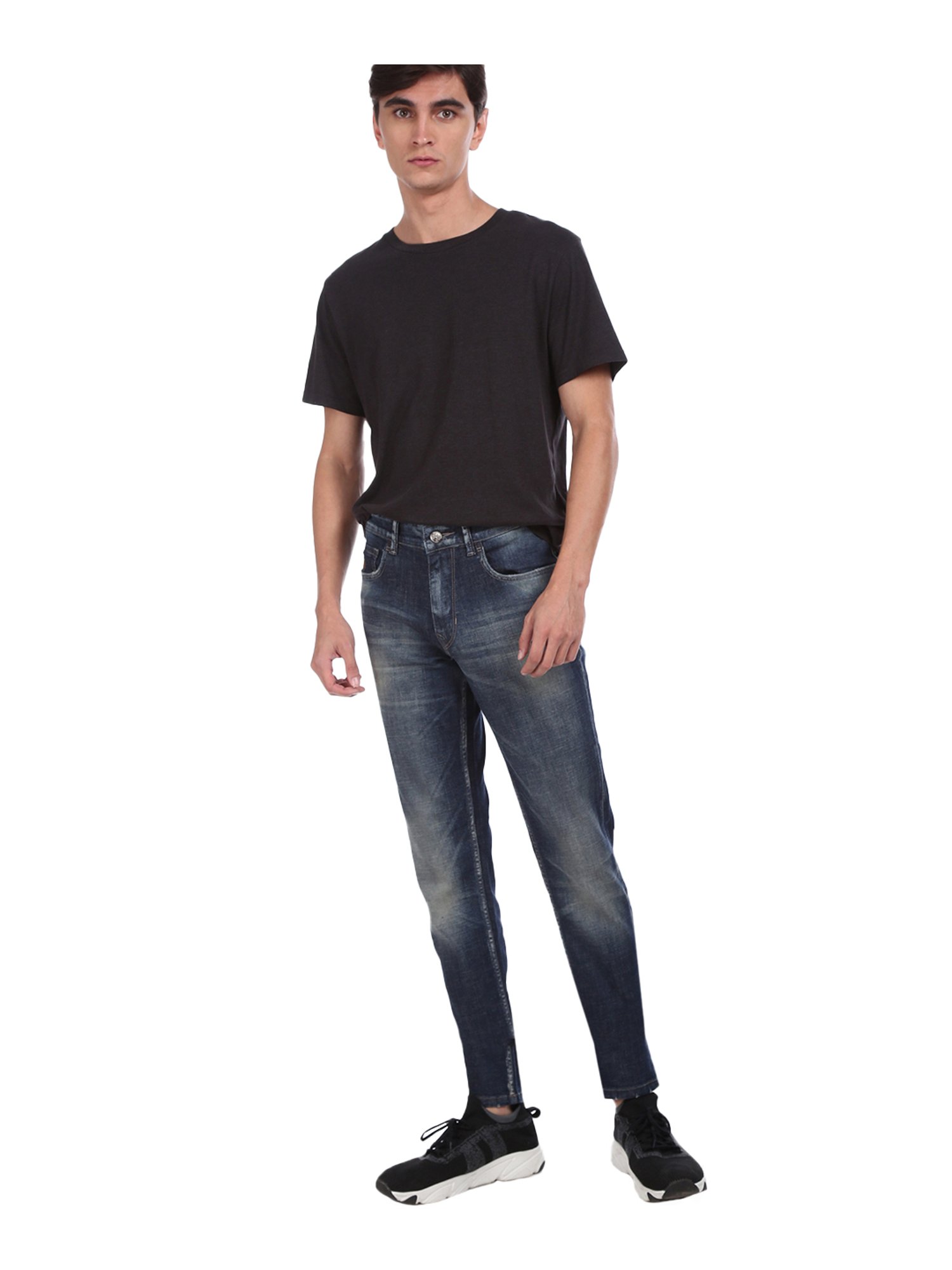 U.S. Polo Assn. Dark Blue Slim Fit Jeans - Flexi Collection