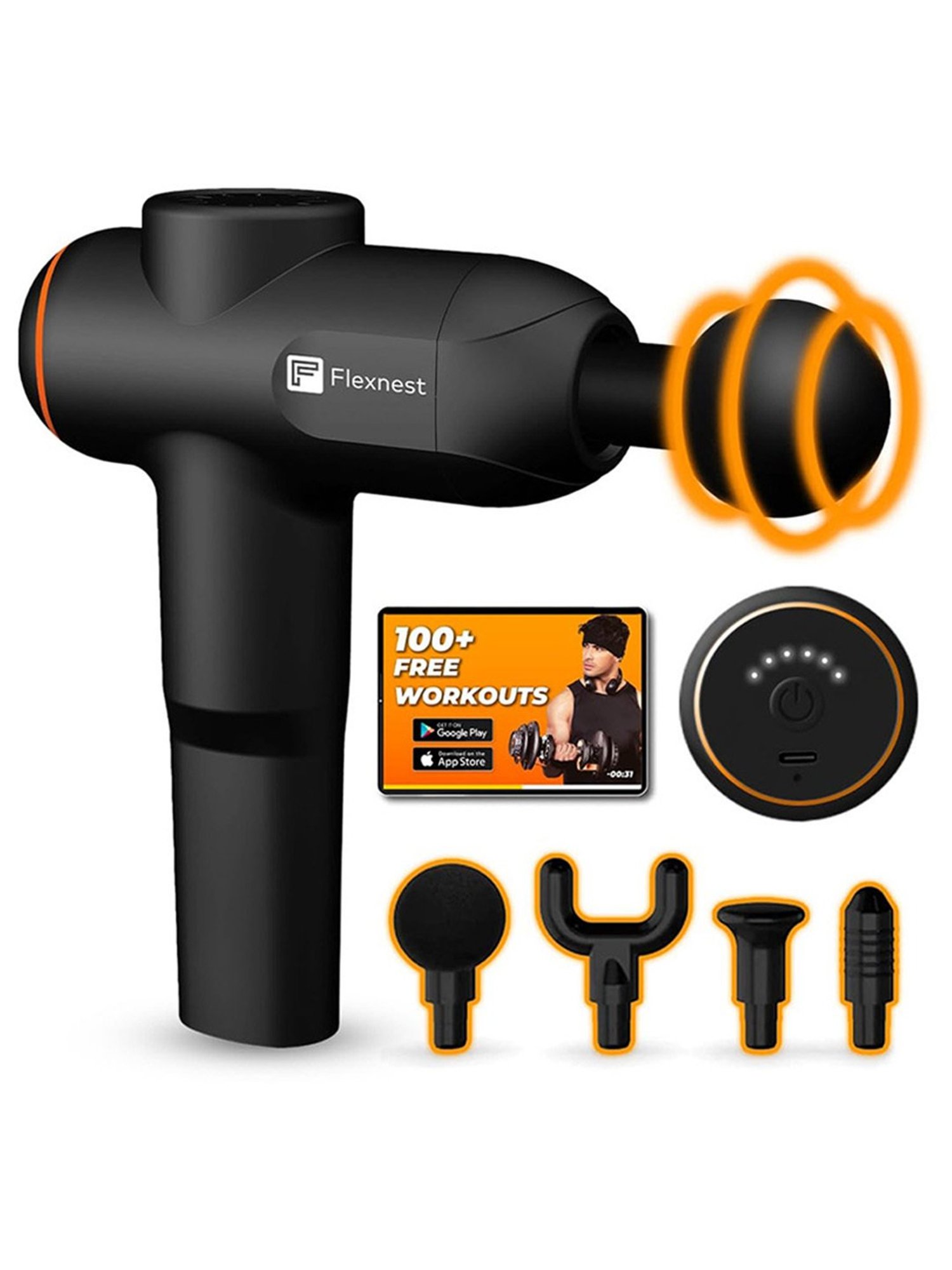 Flexnest German-Designed Turbo Massage Gun For Body Pain Relief