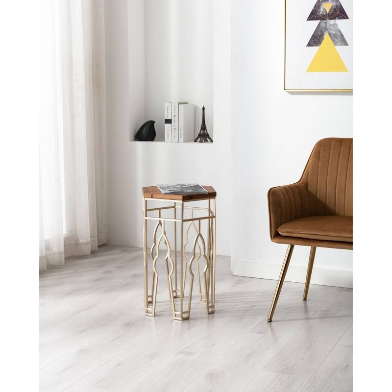 Genevieve Nesting Tables Gold/Natural - Boraam