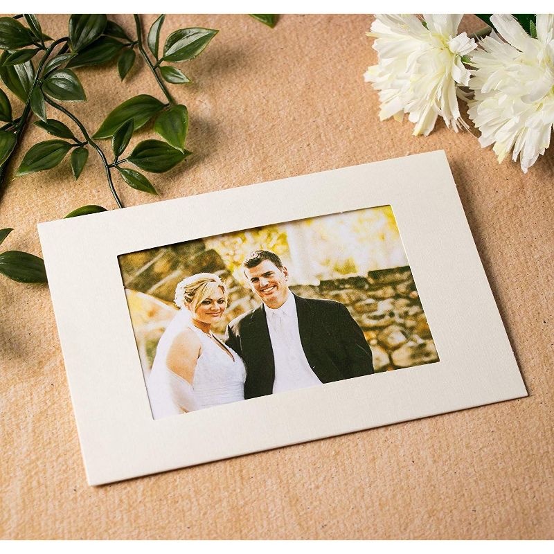 White Card Stock Half Fold Greeting Cards for DIY Craft, Notes, Glossy and Matte (8.5 x 5.5 In Folded, 100 Sheets)