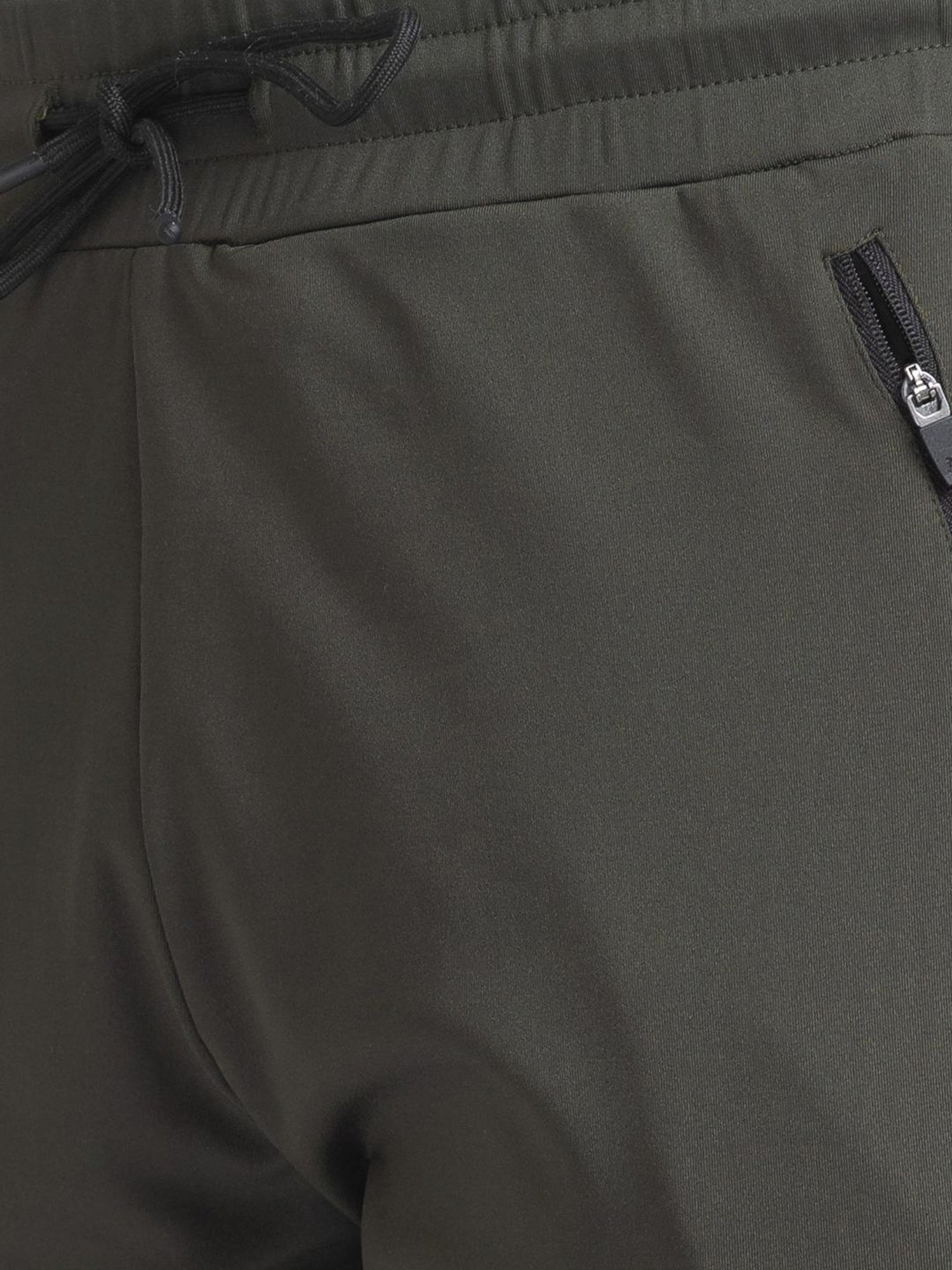 Basics Green Jogger Track Pant