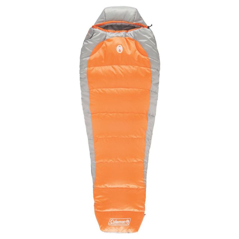 Coleman Silverton 25 Degrees Mummy Sleeping Bag – Orange/Gray