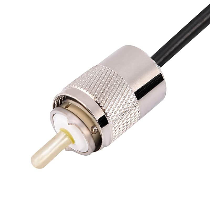 Antenna, VHF/ UHF Dual-Band Radio Antenna with Magnetic Mount Base UHF-PL259 Connector, 3M High Gain Mobile Radio Antenna for Walkie Talkie