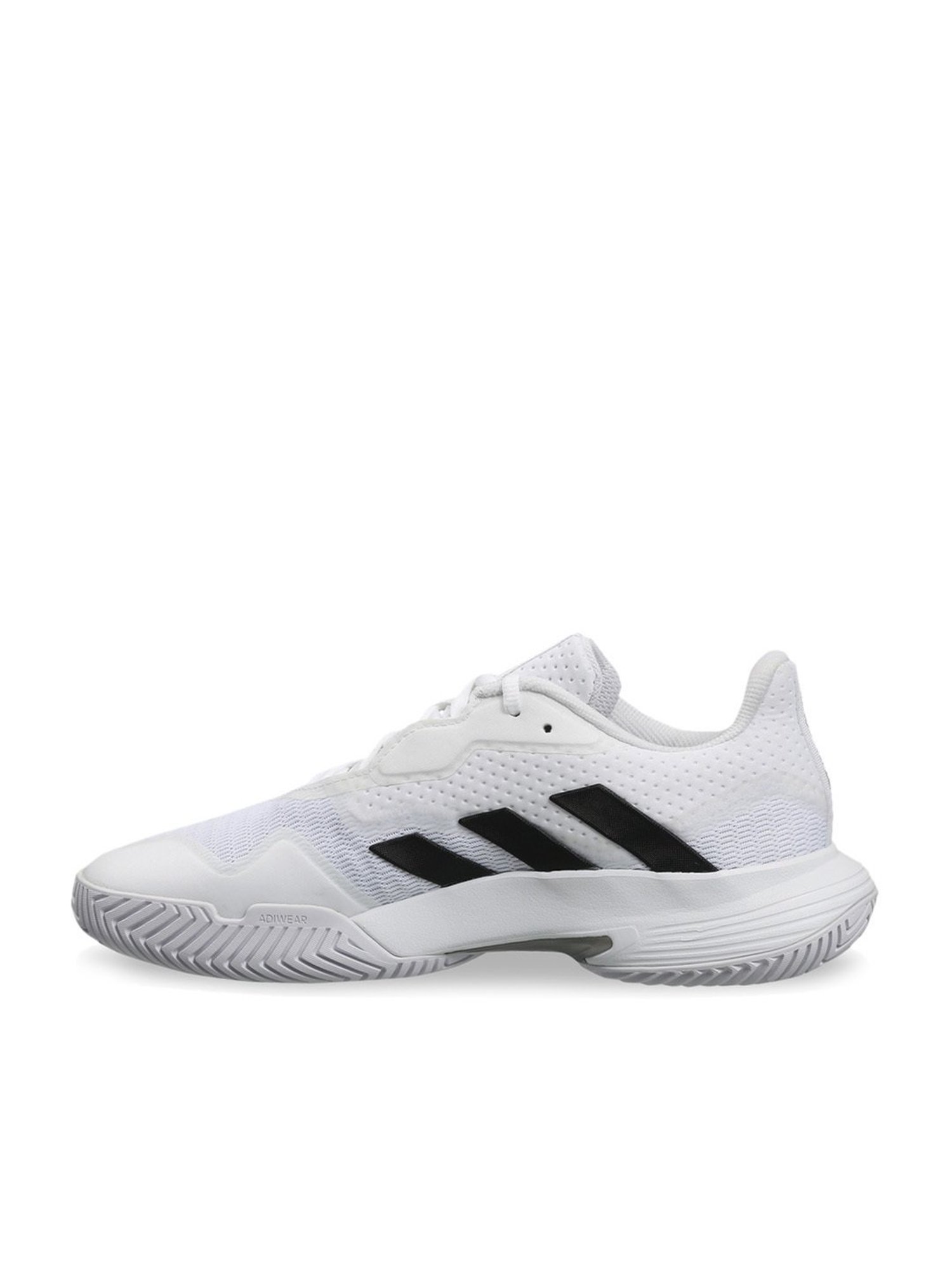 Adidas Men's CourtJam Control White Tennis Shoes