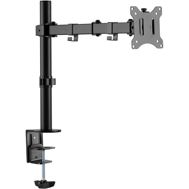 Amer Mounting EZCLAMP | Single Monitor Economical Articulating Arm | Supports 17&rdquo; - 32" Monitors