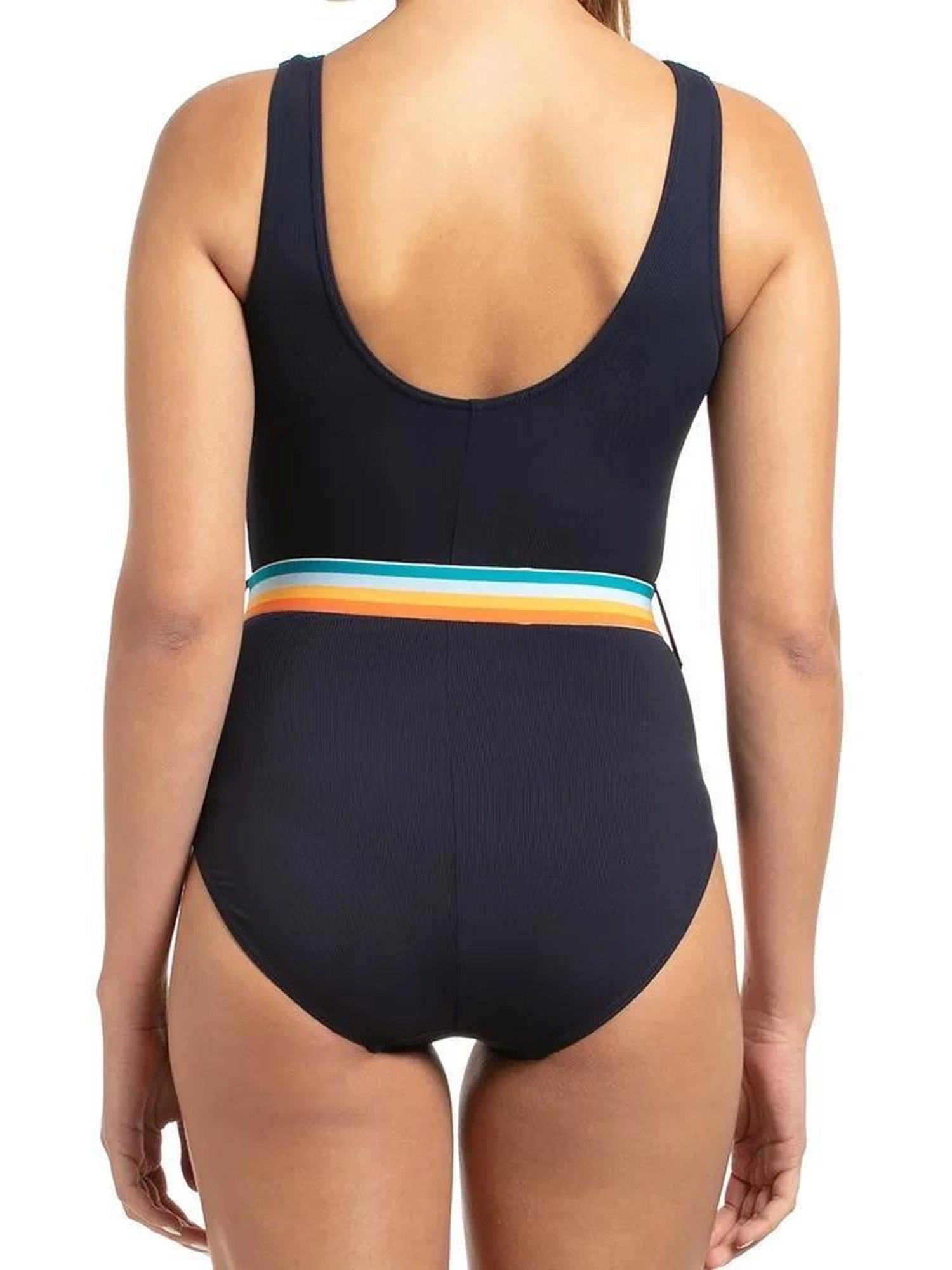 Speedo Navy Striped Monokini