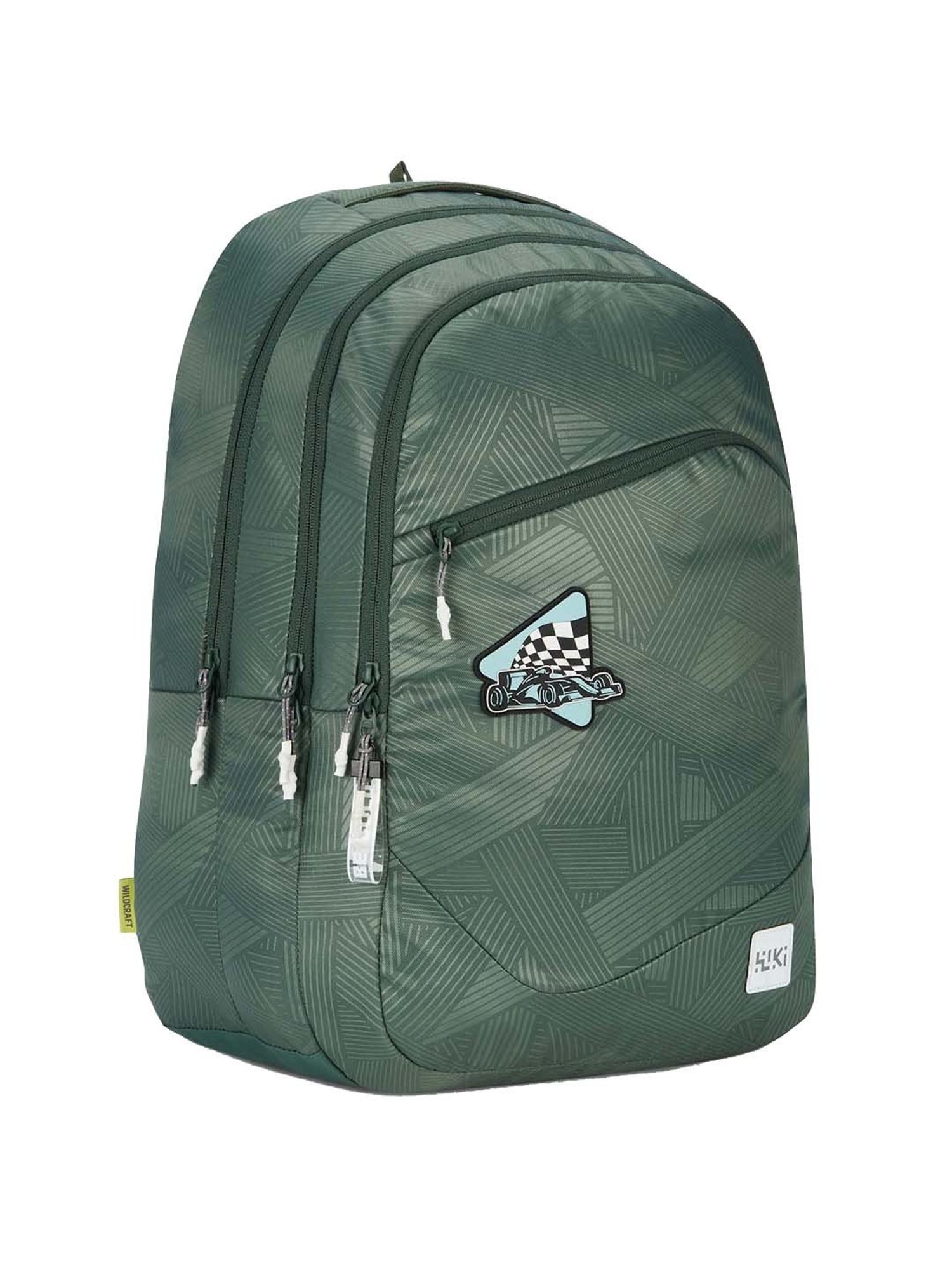 Wiki 37 Ltrs Green Medium Backpack
