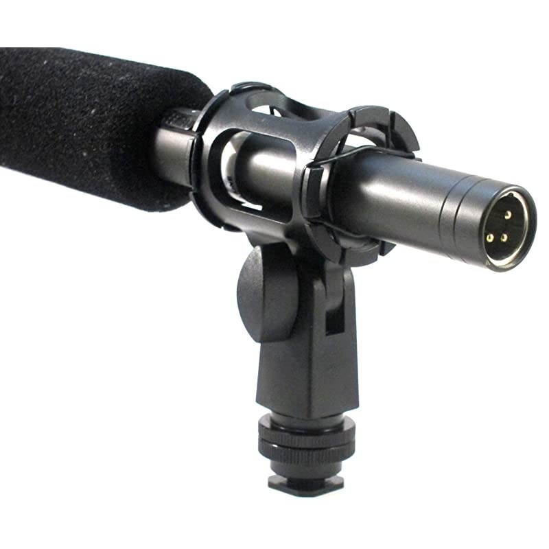 SM3 Low Profile Microphone ShockMount, With Hotshoe , 1/4 20, 3/8 , 5/8 Connectors Included