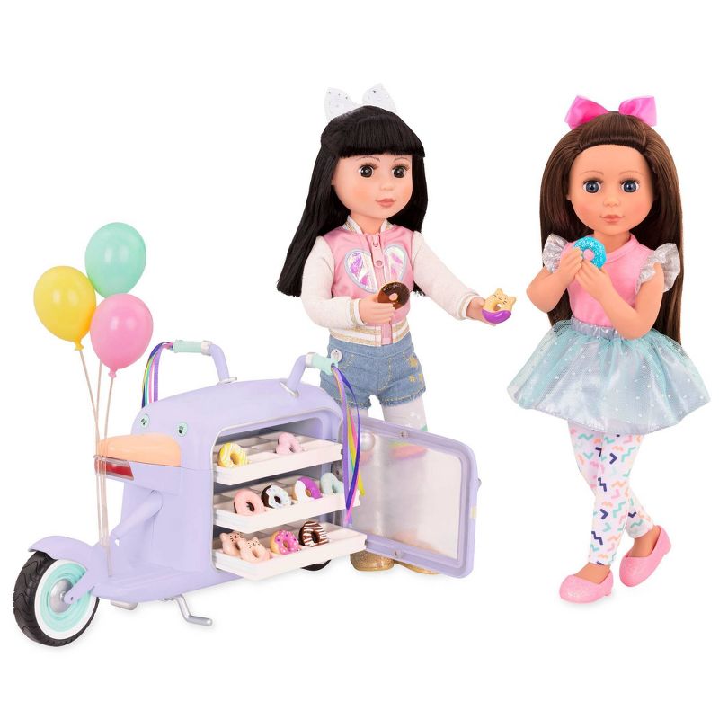 Glitter Girls Donut Delivery Scooter with Electronics