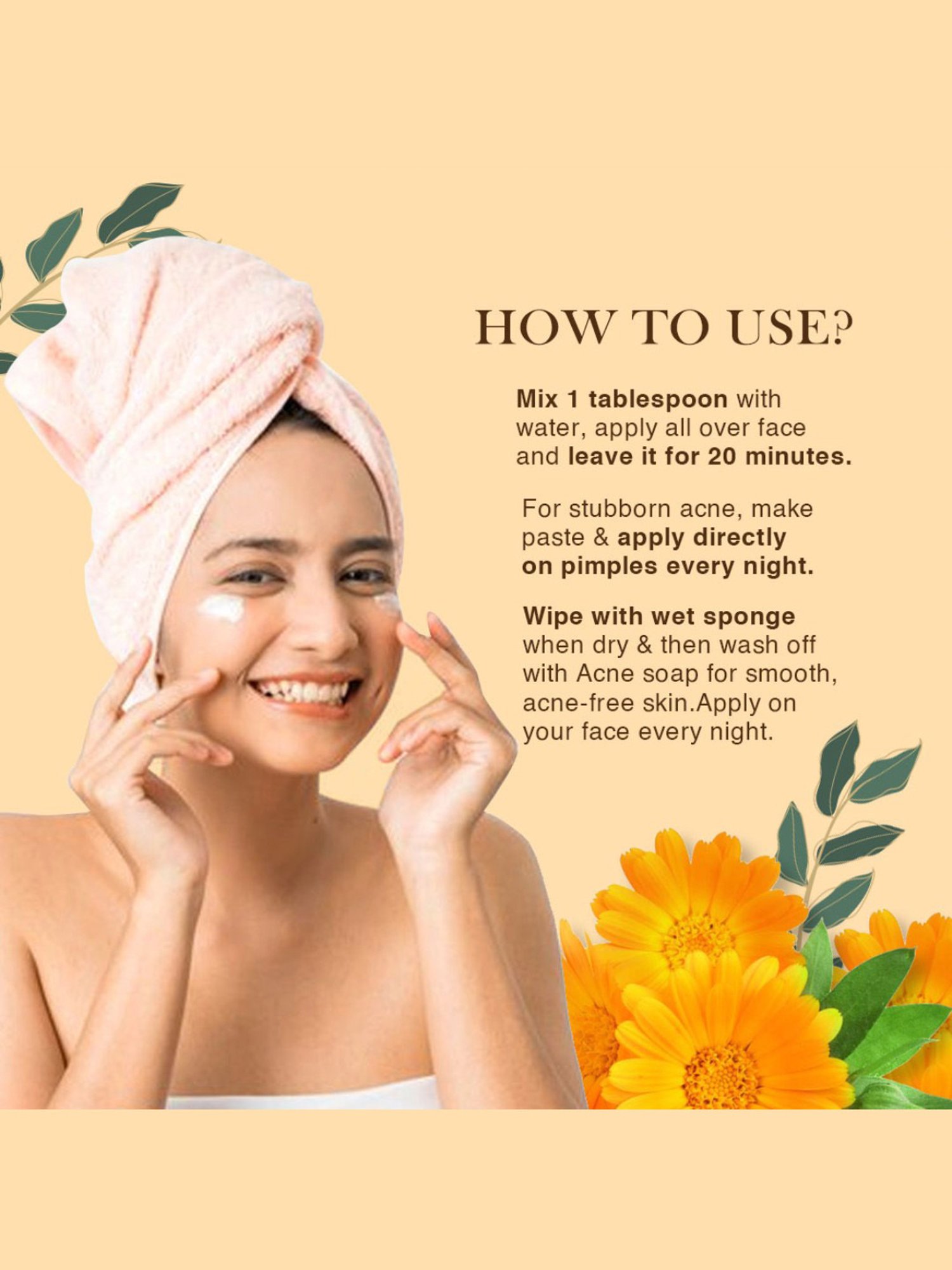 Richfeel Calendula Anti Acne Pack - Pack of 2