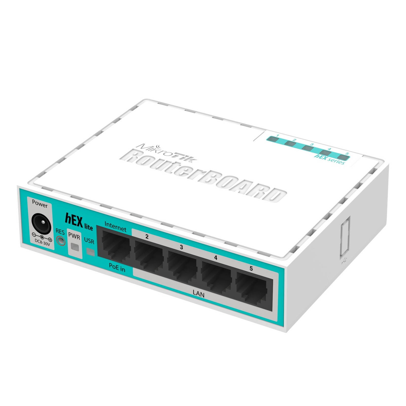 Mikrotik RouterBOARD hEX lite 5 ports router 5 X 10/100 PoE OSL4 - RB750r2