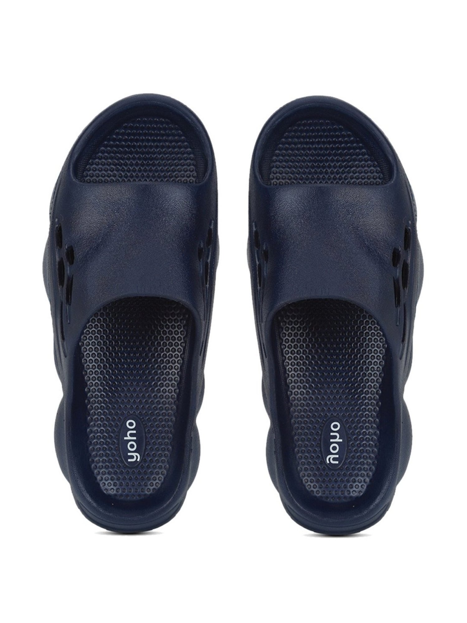 Yoho Men's Dolphy Mystery Blue Slides