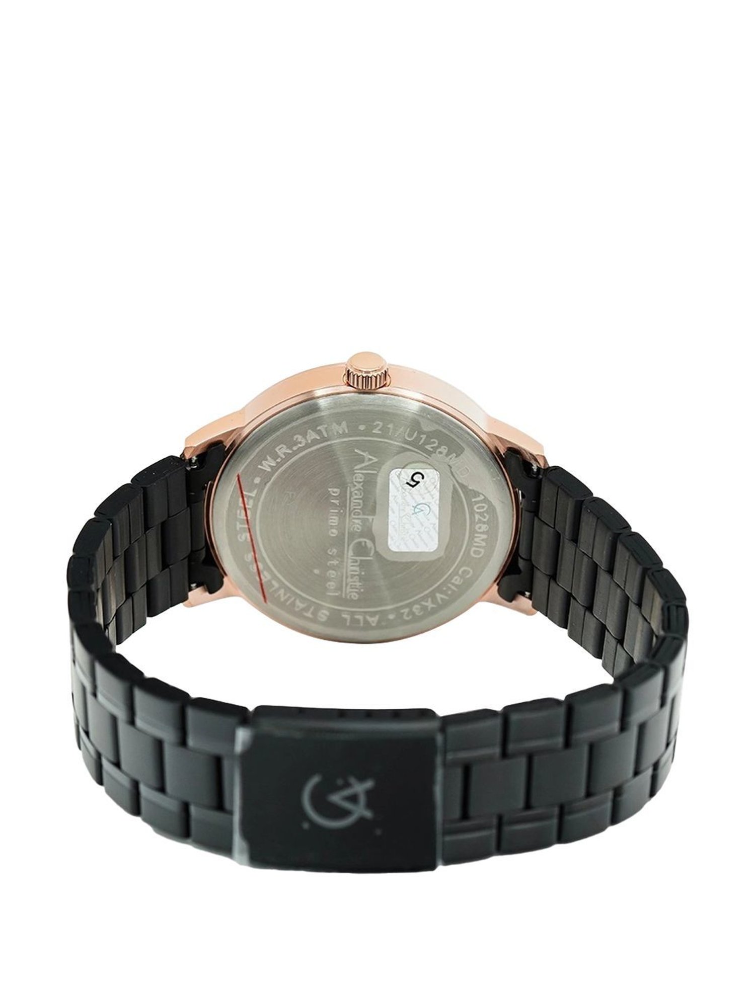 ALEXANDRE CHRISTIE 1035MDBURBU Primo Steel Classic Analog Watch for Men