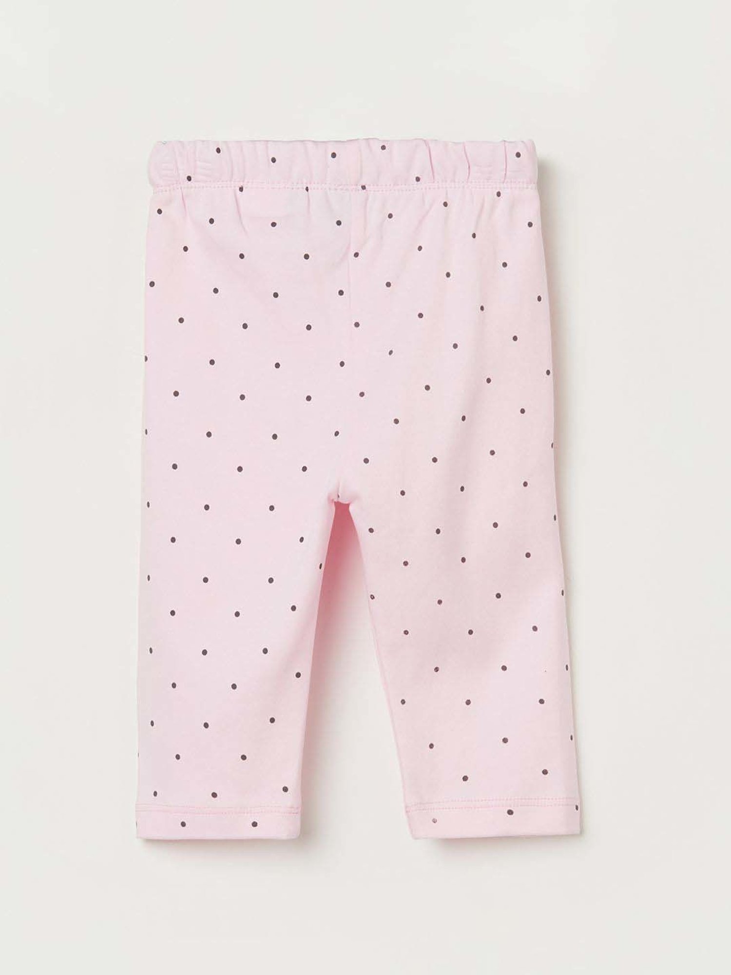 Juniors by Lifestyle White & Pink Cotton Printed Onesie Set