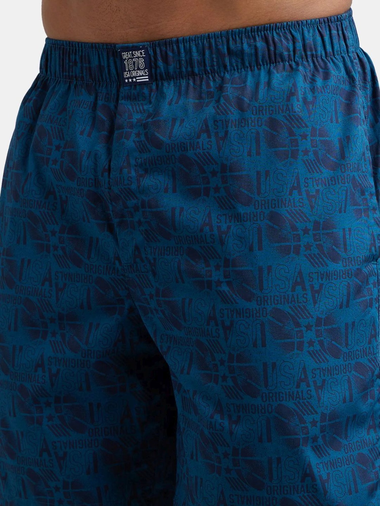 Jockey US57 Men's Super Combed Mercerized Cotton Printed Boxer Shorts (Pack of 2_Prints May Vary)