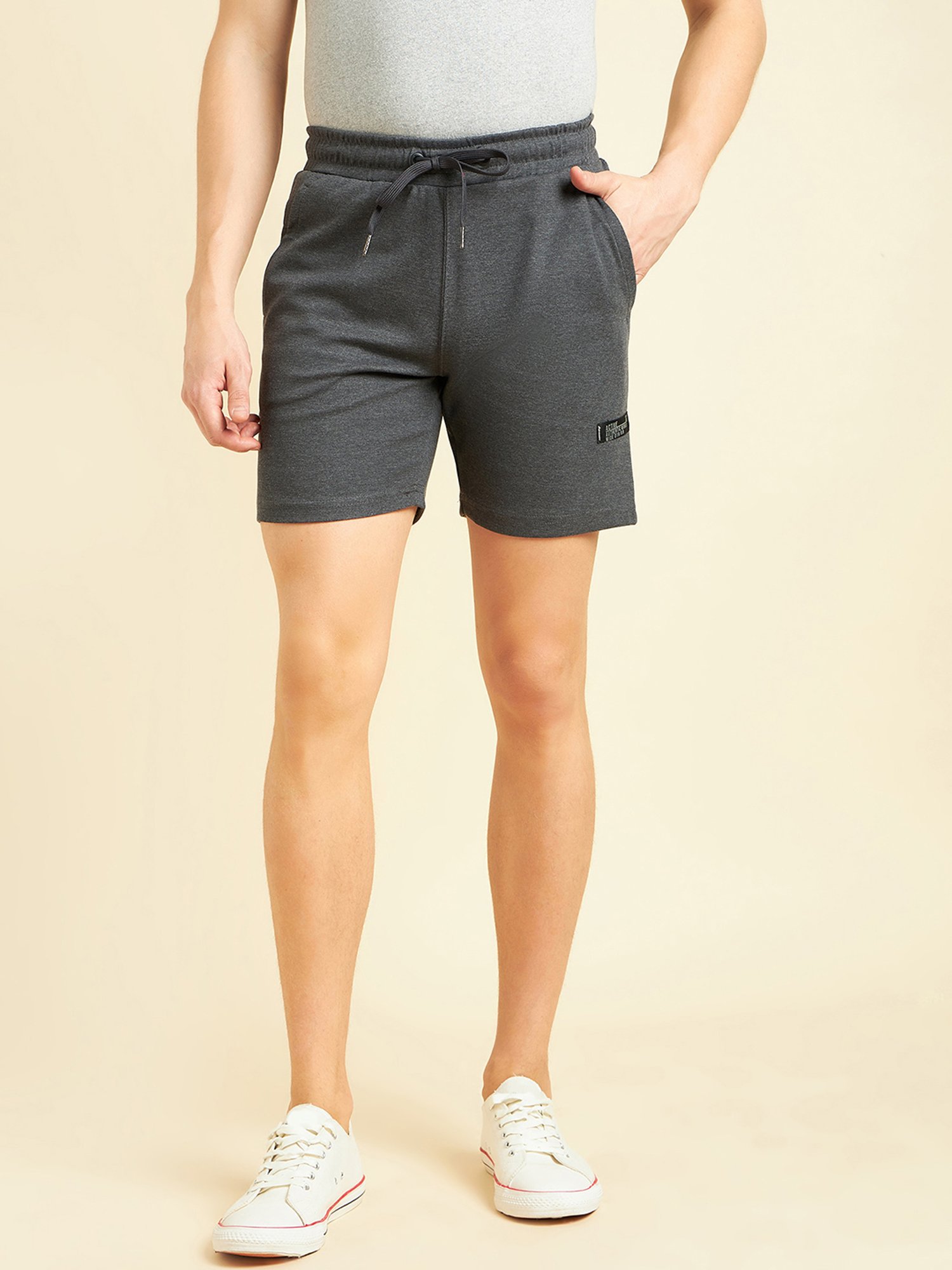 Sweet Dreams Charcoal Regular Fit Shorts