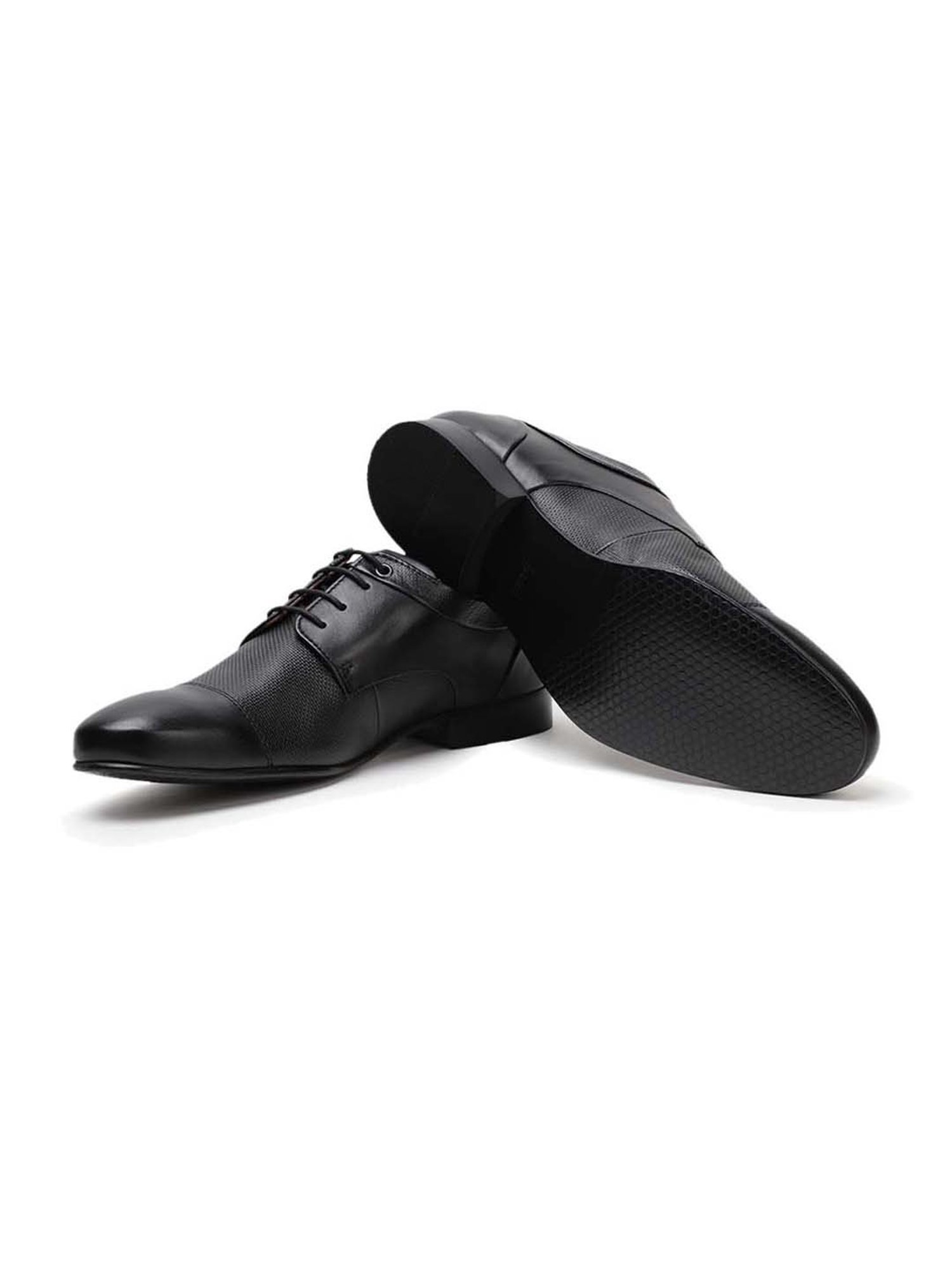 Gabicci Men's Black Derby Shoes