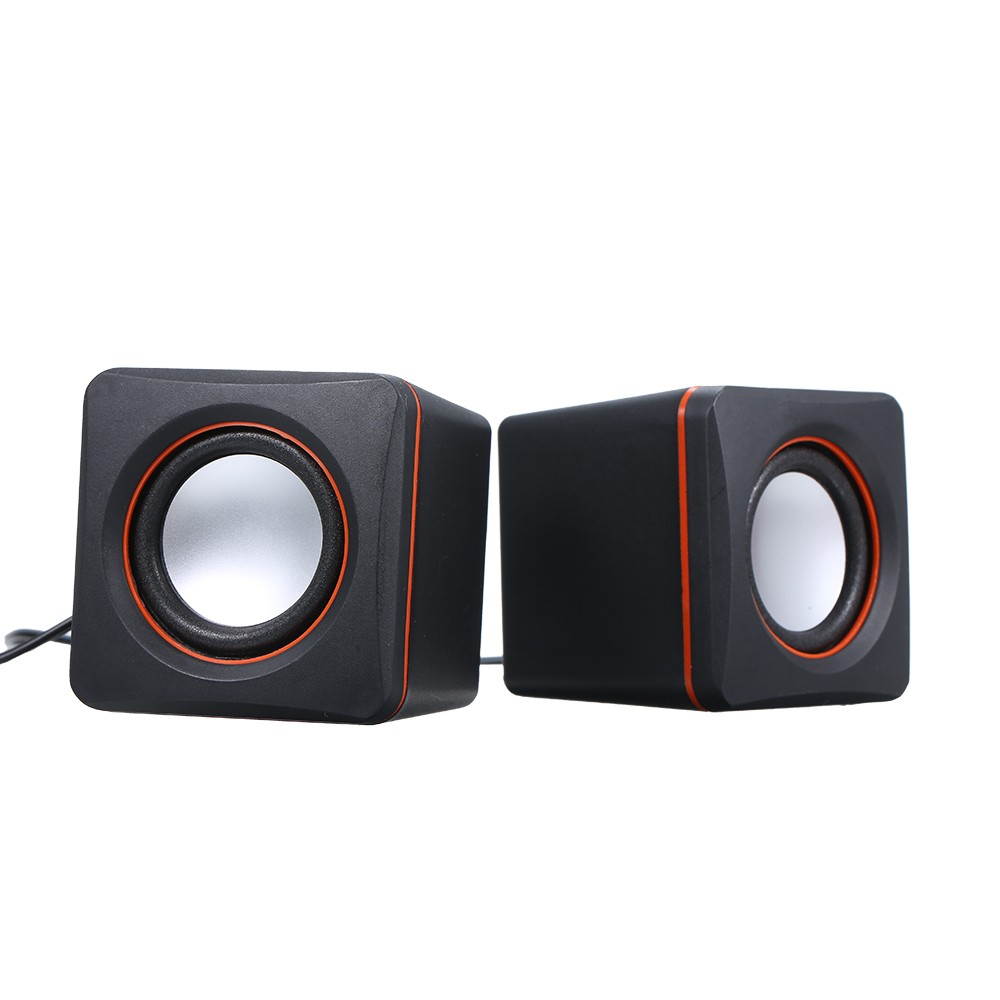 Music Speaker Desktop Speaker Mini Music Speaker with 3.5mm Jack for Laptop/MP3/Smartphones