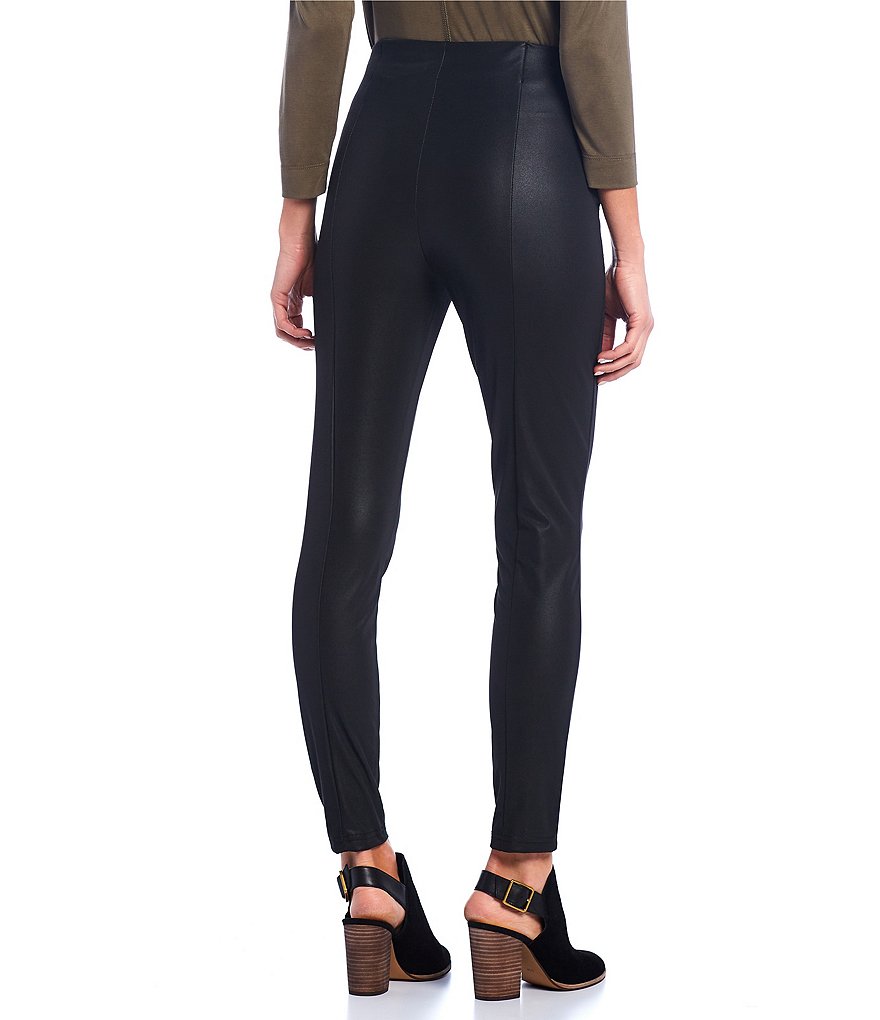 Gibson & Latimer Vegan Leather High Rise Ponte Leggings