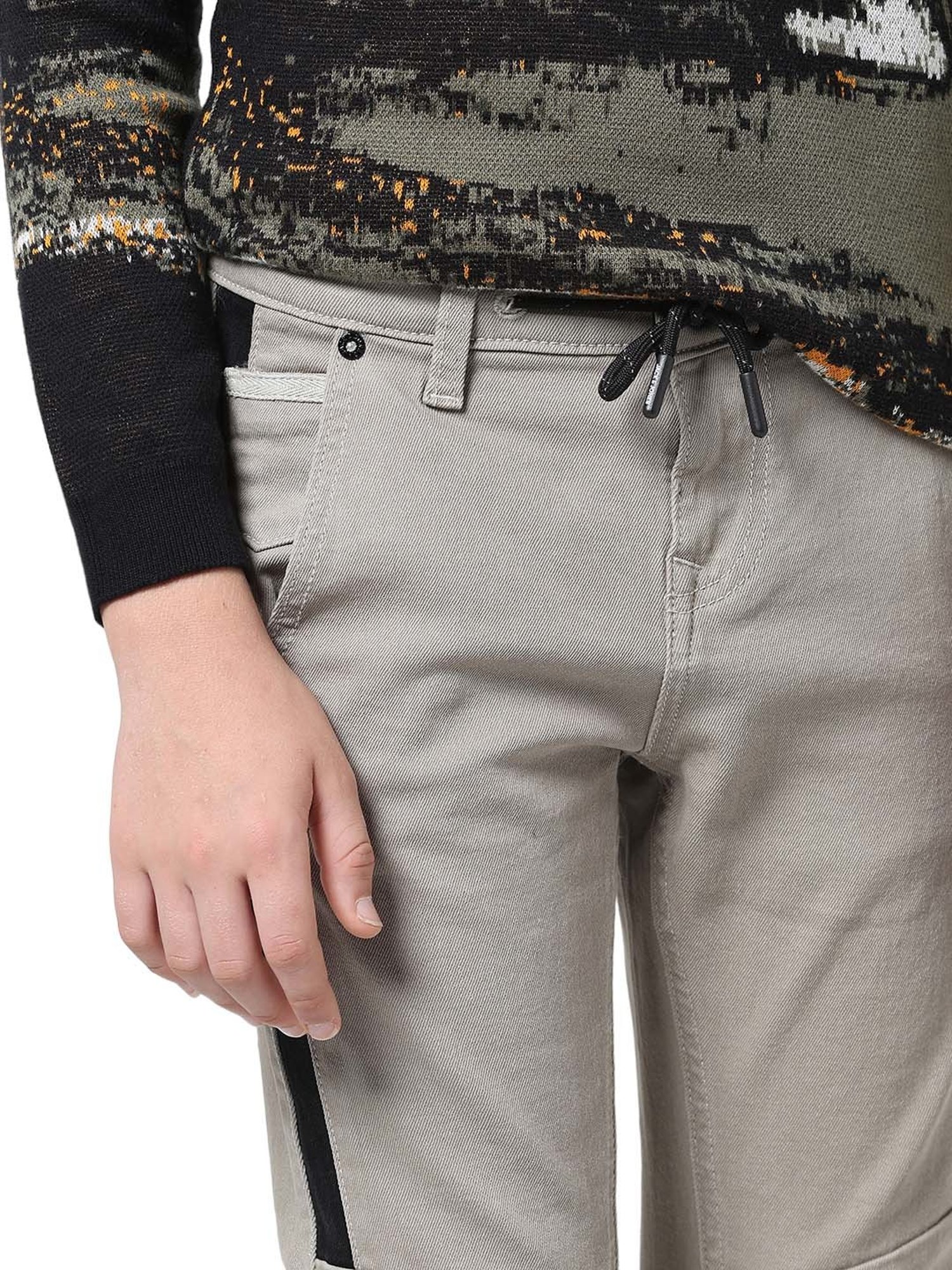 Jack & Jones Junior Beige Regular Fit Trousers