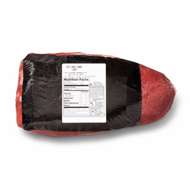 USDA Choice Angus Beef Chuck Tender Roast - 1.5-2.67 lbs - price per lb - Good & Gather™