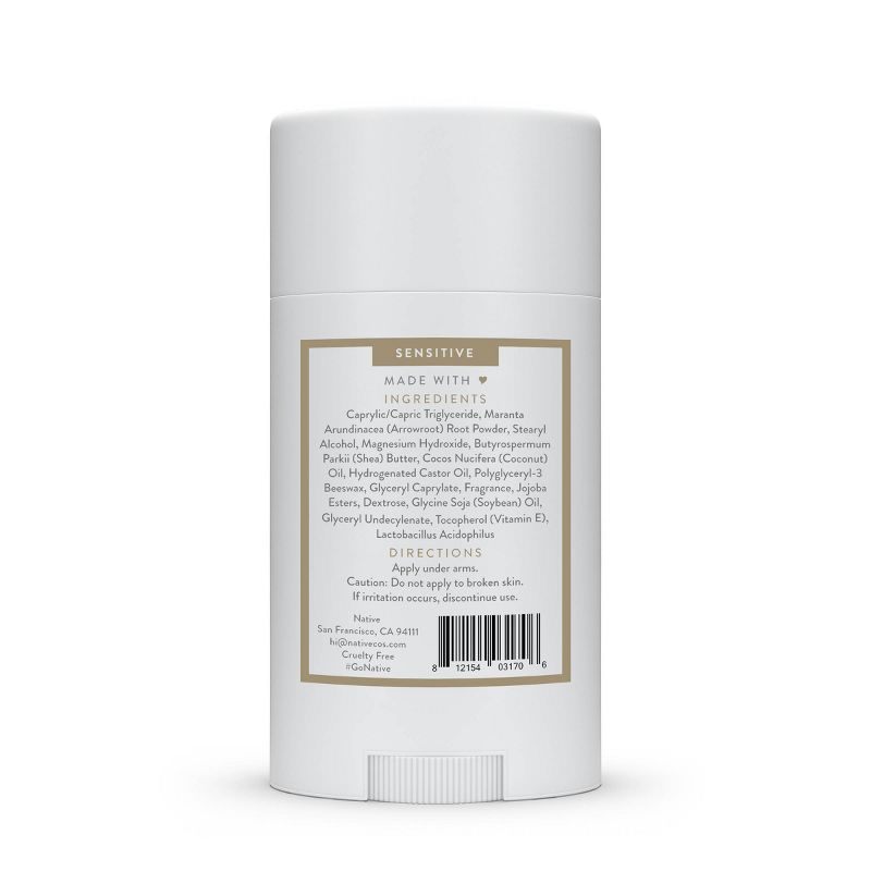 Native Sensitive Sandalwood & Shea Deodorant for Men - 2.65oz