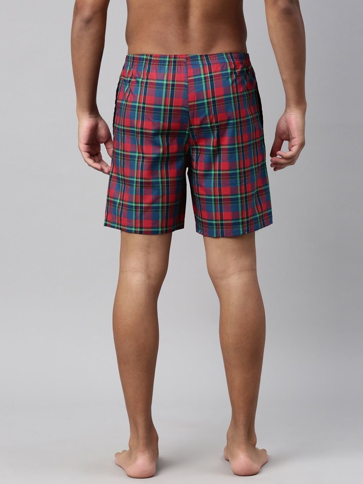 Levi's Multi Cotton Regular Fit Checks Boxers