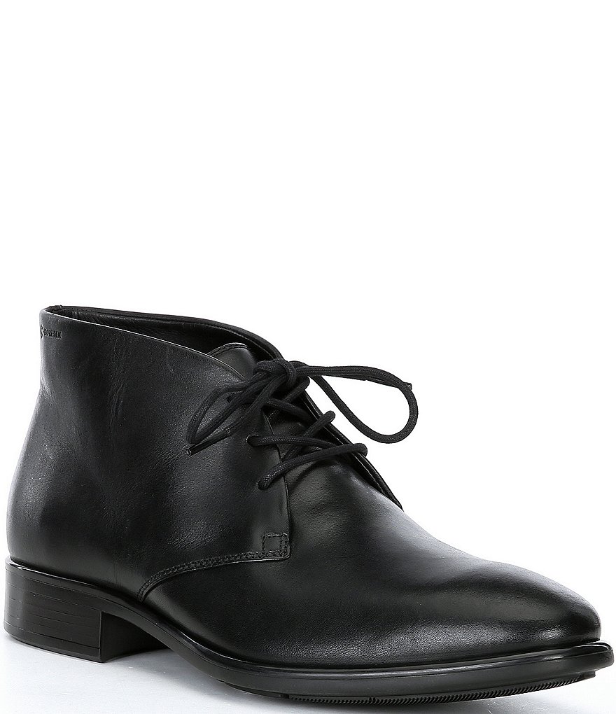 ECCO Men's Citytray GTX Waterproof Lace-Up Chukka Boots