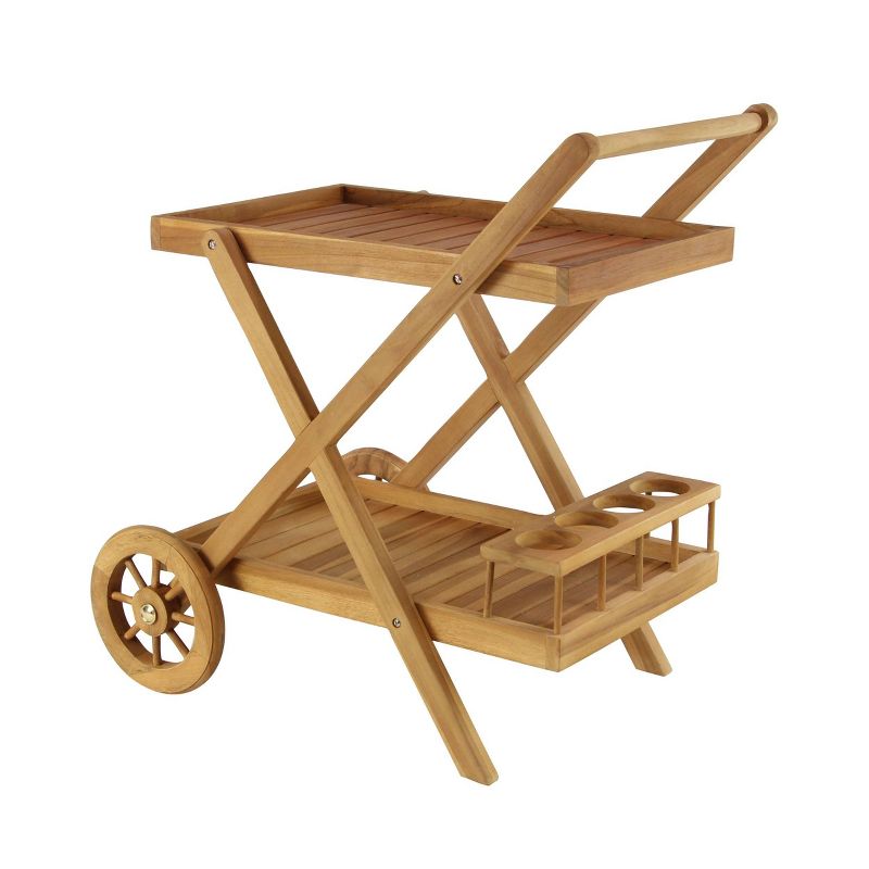 Trolley Patio Outdoor Serving Cart - Olivia & May