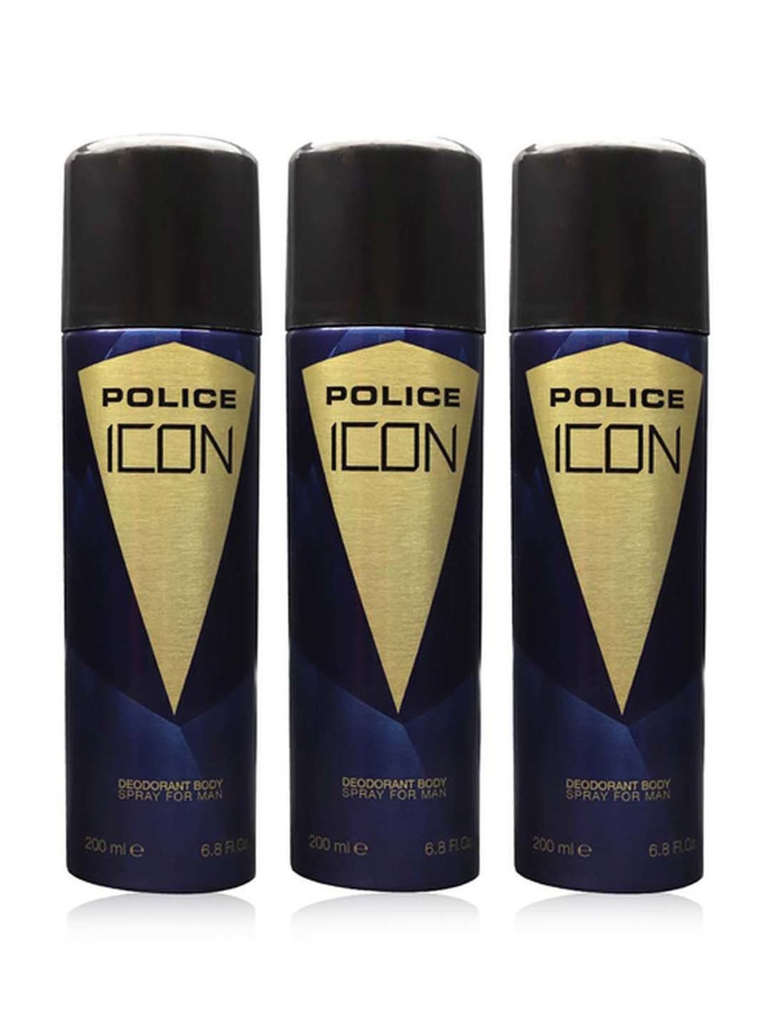 Police ICON Deodorant Spray (Pack of 3)