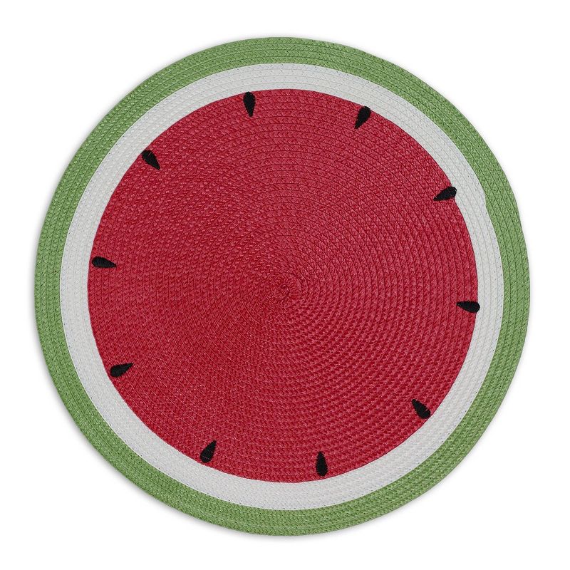 6pk Cotton Summer Day Watermelon Placemats - Design Imports