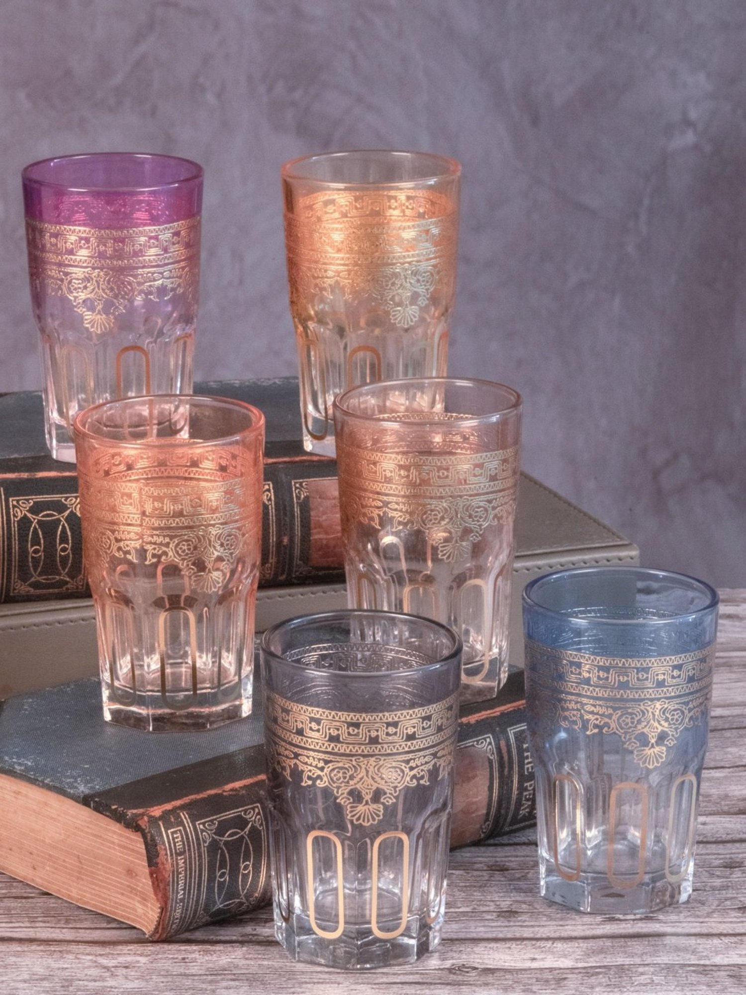 ROXX Transparent Glass Tumbler - Set of 6 (180ml)