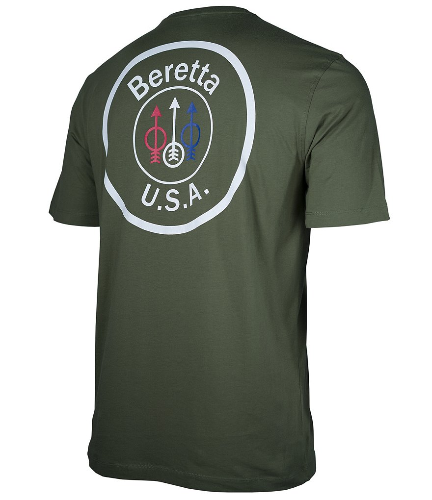 Beretta USA Logo Graphic Short-Sleeve Crew Neck Tee