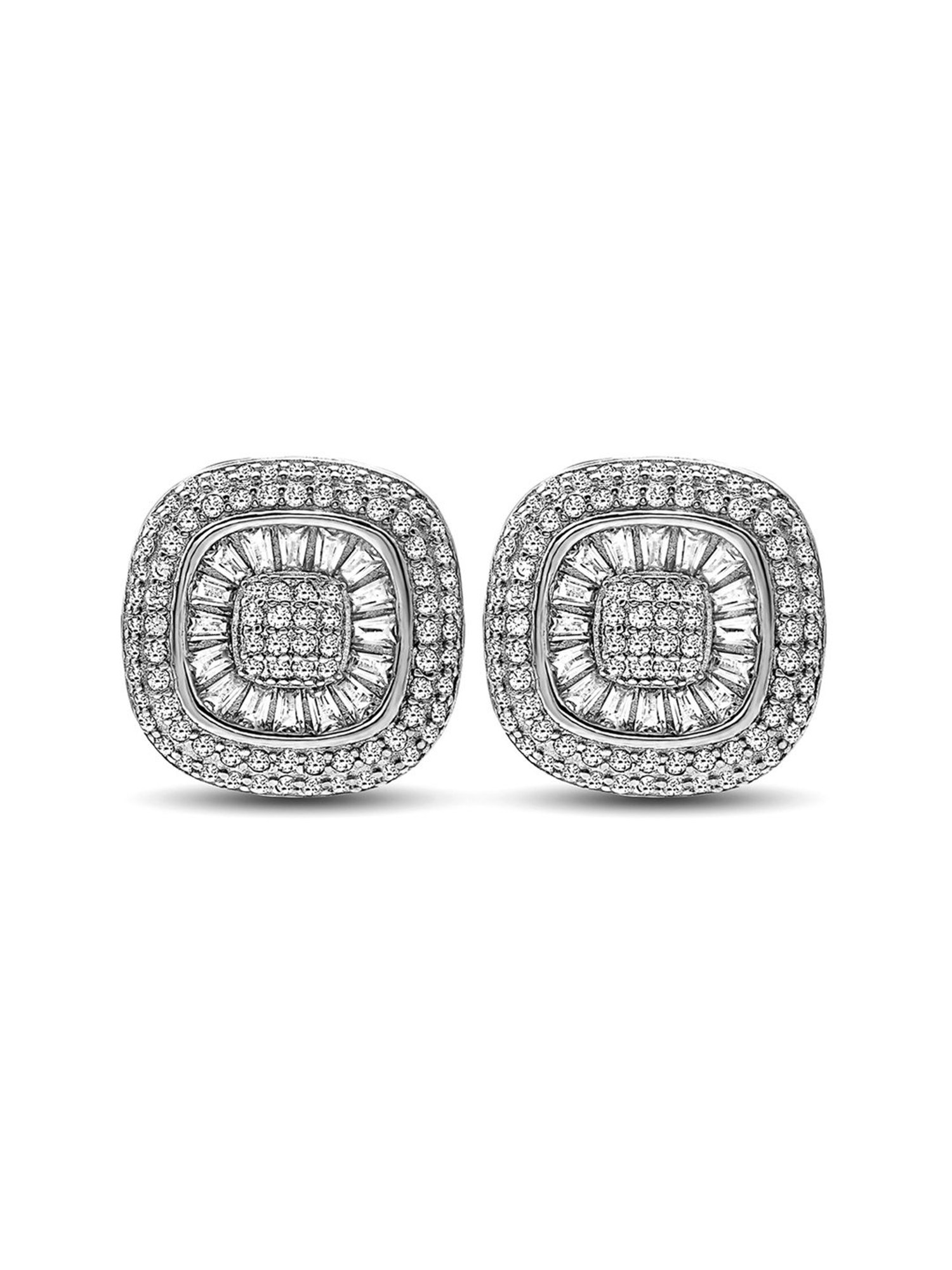 Silberry 92.5 Sterling Silver Queenie Earrings for Women