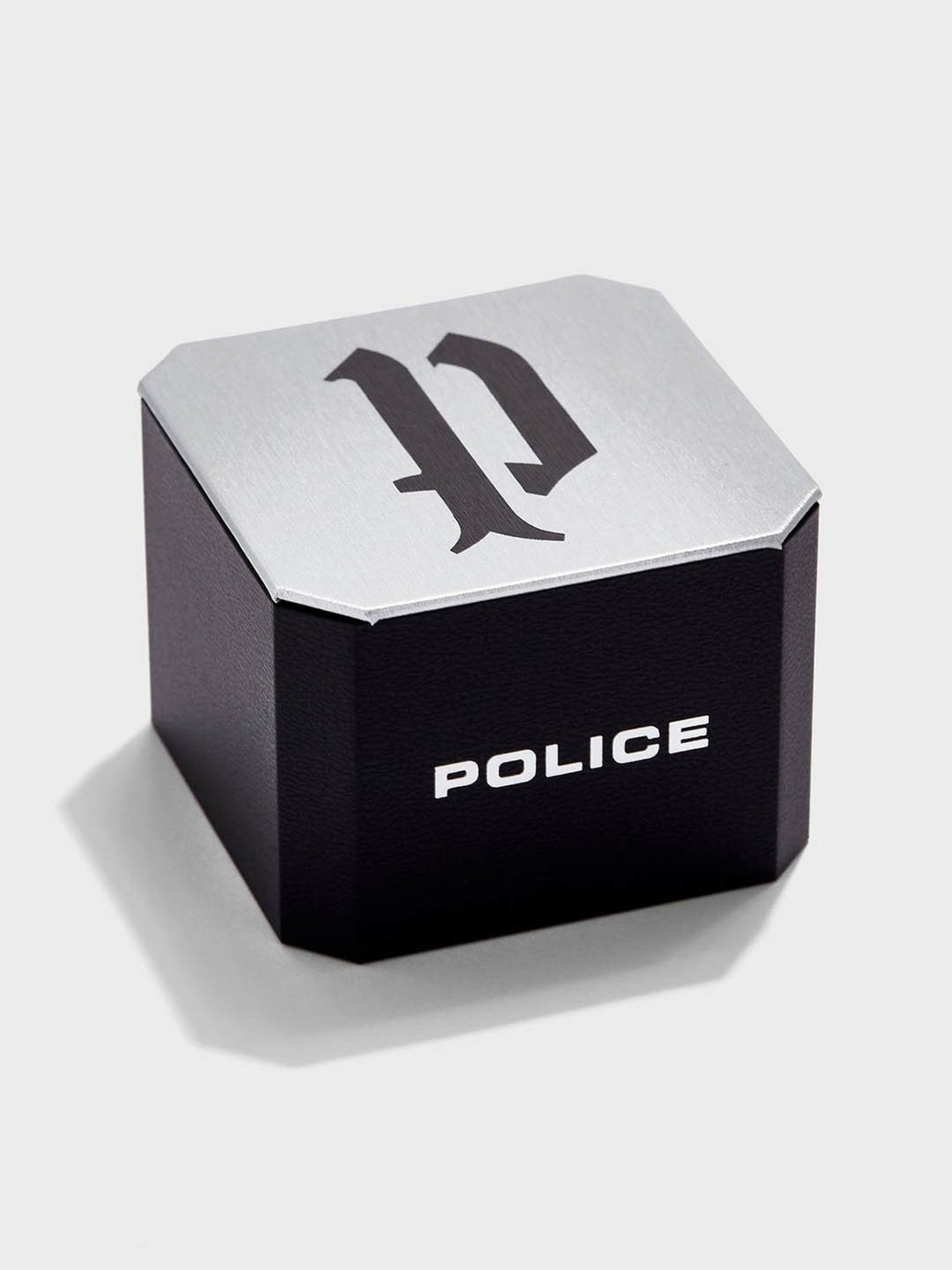 Police Flake Men's Black Leather Bracelet- PEAGB0033902