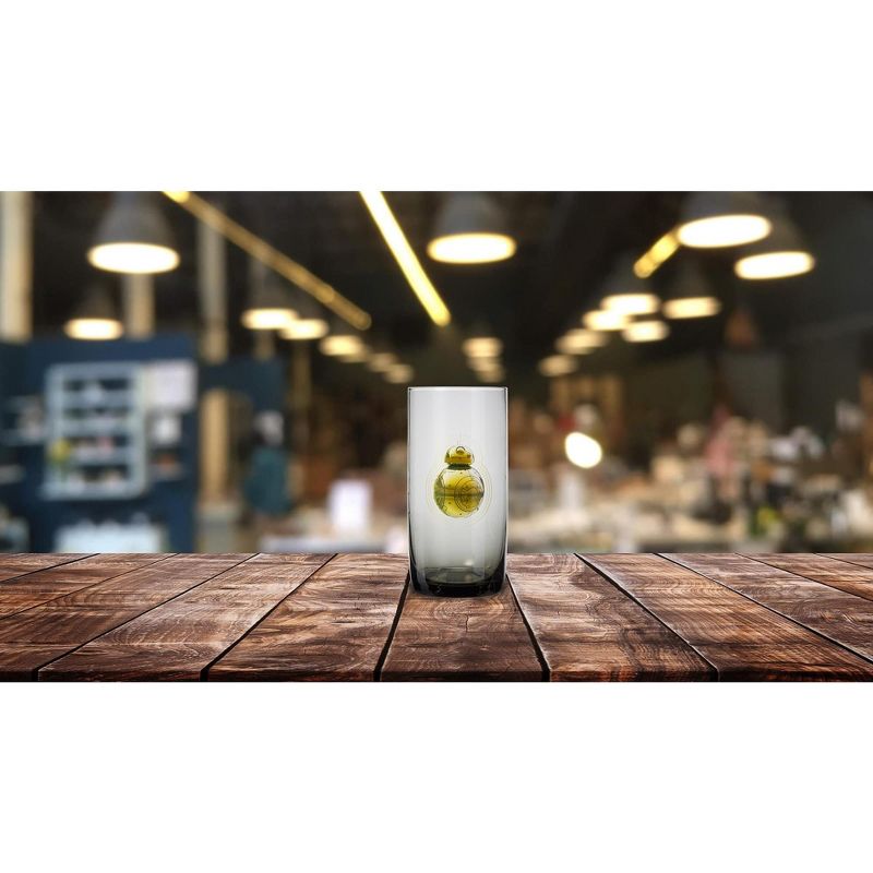 Seven20 Star Wars: The Force Awakens 20oz Black Glass Tumbler - BB-8