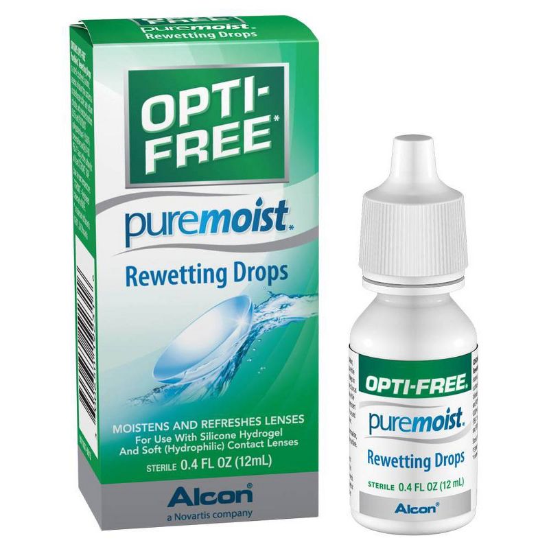 Opti-Free Pure Moist Rewetting Drops - 0.4 fl oz