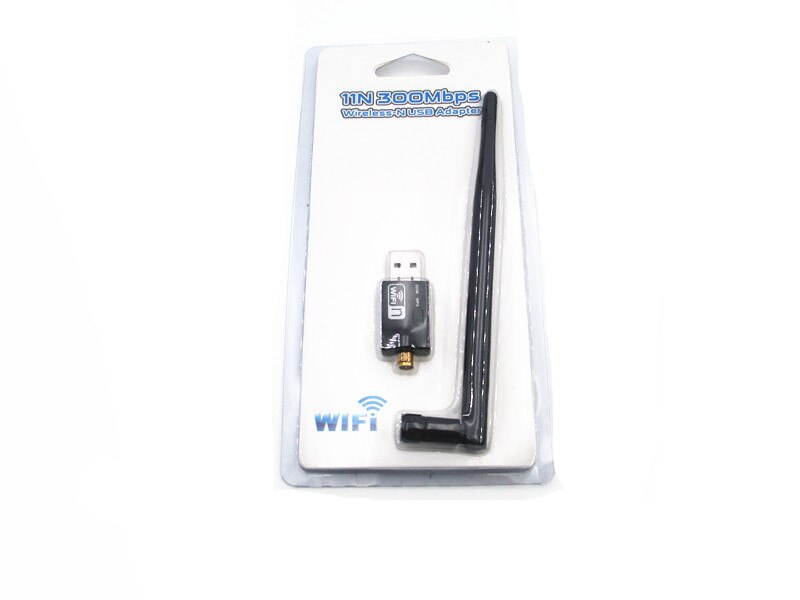 1 pcs 300Mbps 802.11N/G/B Wireless USB WiFi Adapter Dongle Antenna Network LAN Card