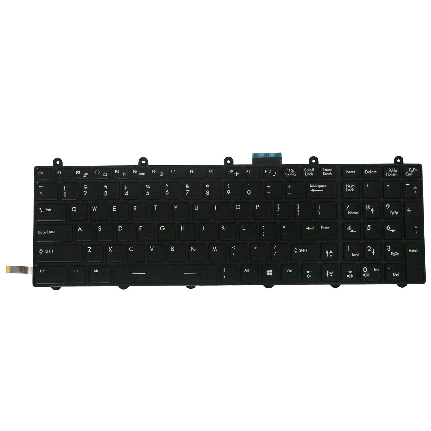 AUTENS Replacement US Keyboard for MSI GE60 GE70 GT60 GT70 Laptop Colorful Backlight