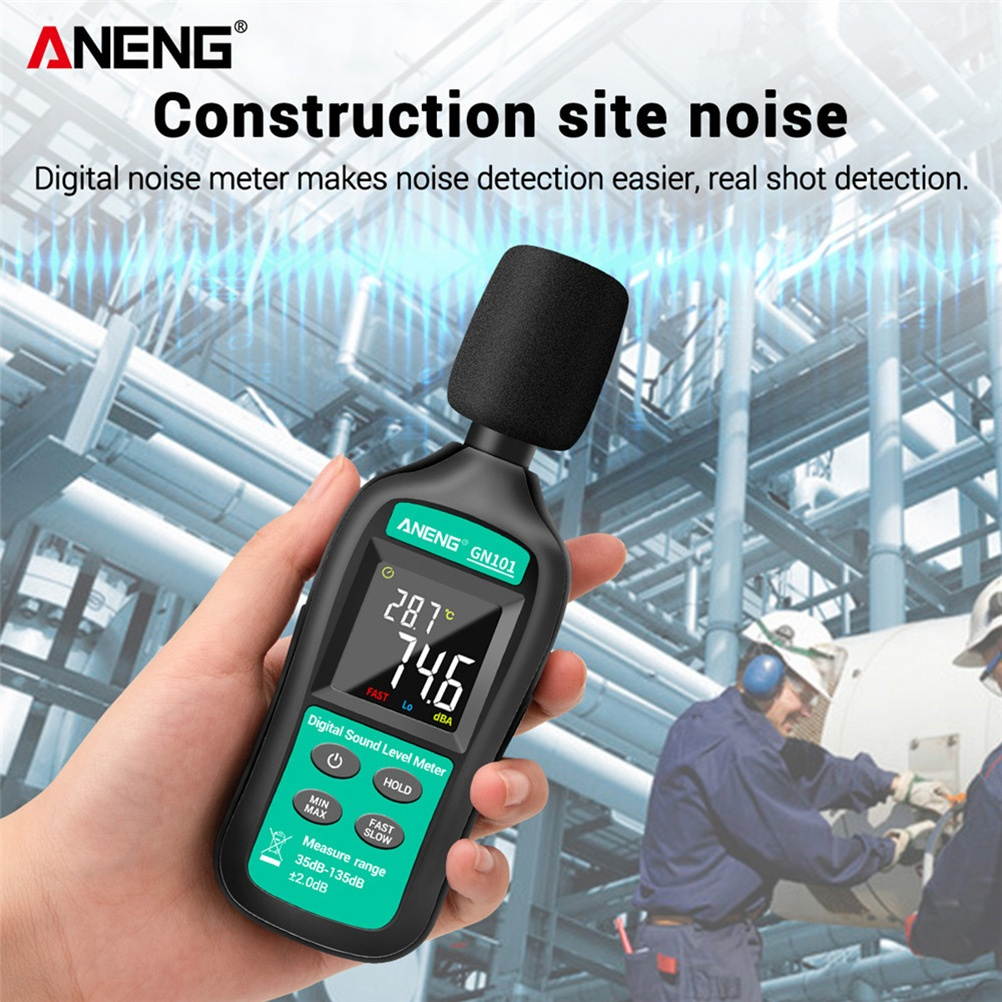 Practical Sound Level Meter Decibel Level Meter Noise Tester (Without Battery)