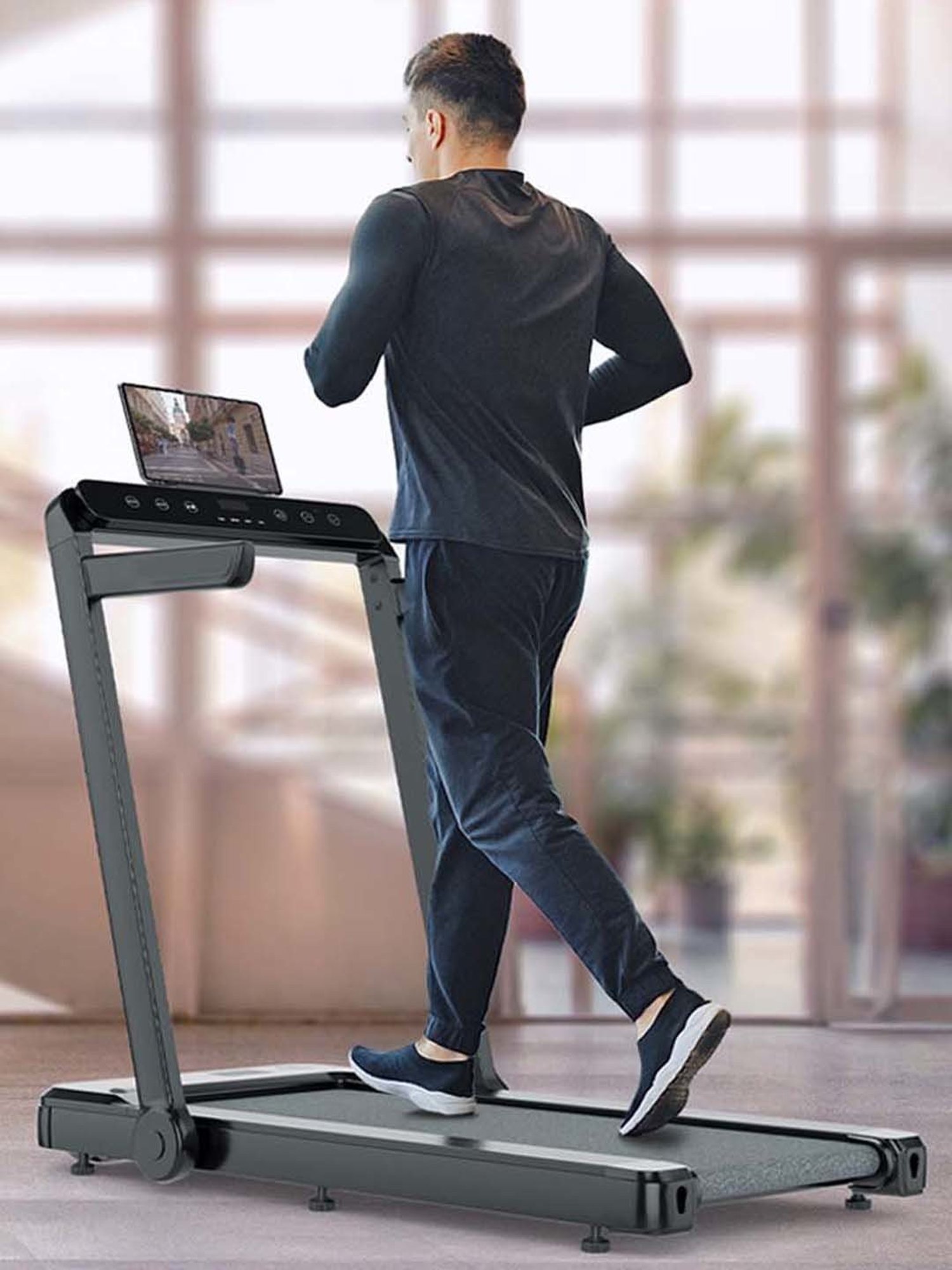 Flexnest Flexpad 2-in-1 Smart Foldable Treadmill with Remote for Home Gym Workout