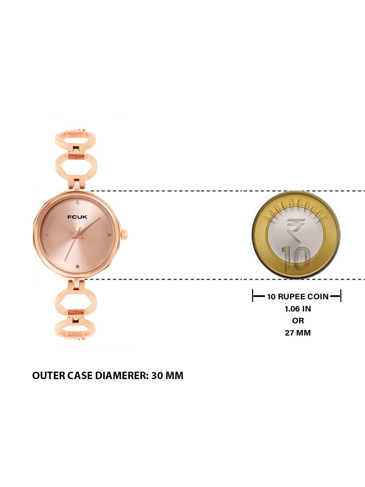 FCUK FK00027E SS23 Analog Watch for Women