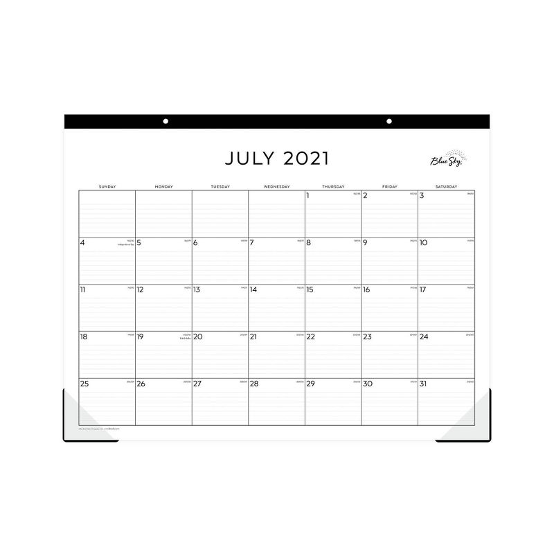 2021-22 Academic Desk Pad 17"x22" Standard - Blue Sky
