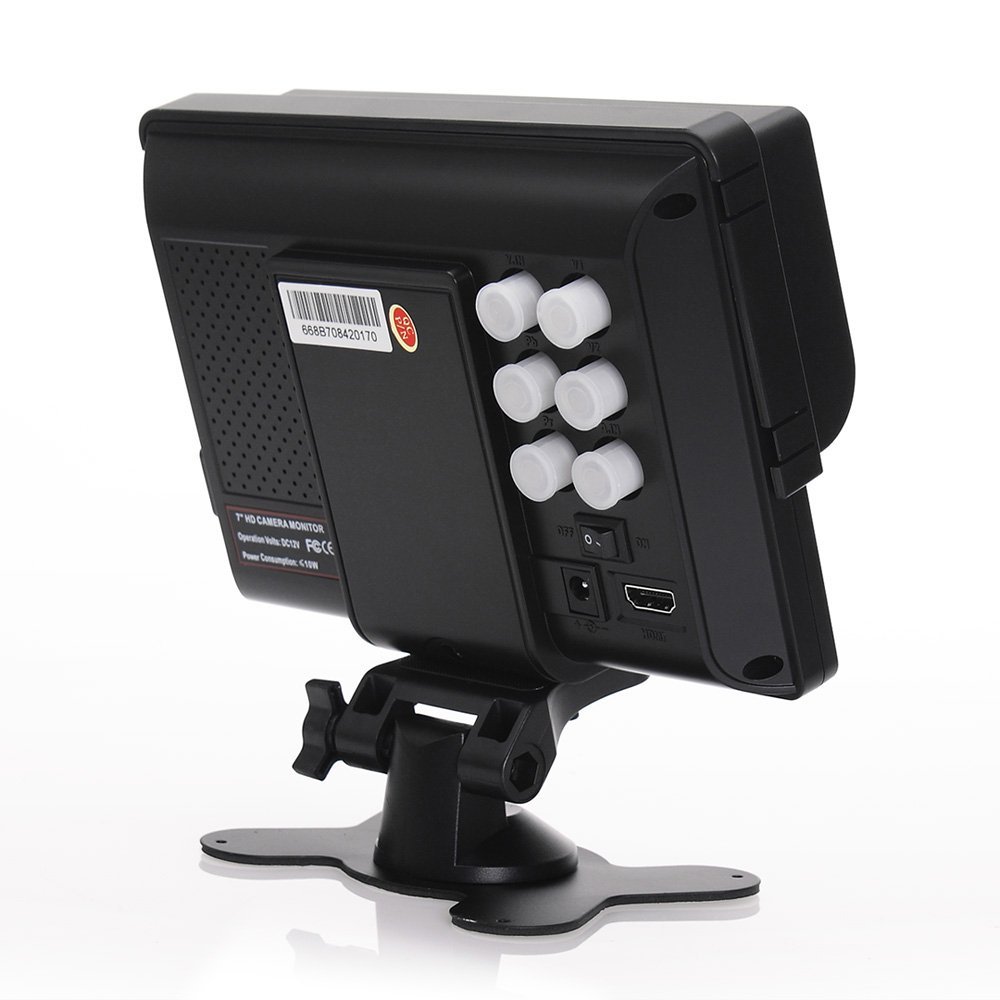 Lilliput 7-inch LCD monitor with HDMI, YPbPr interface, dedicated high-definition video camera