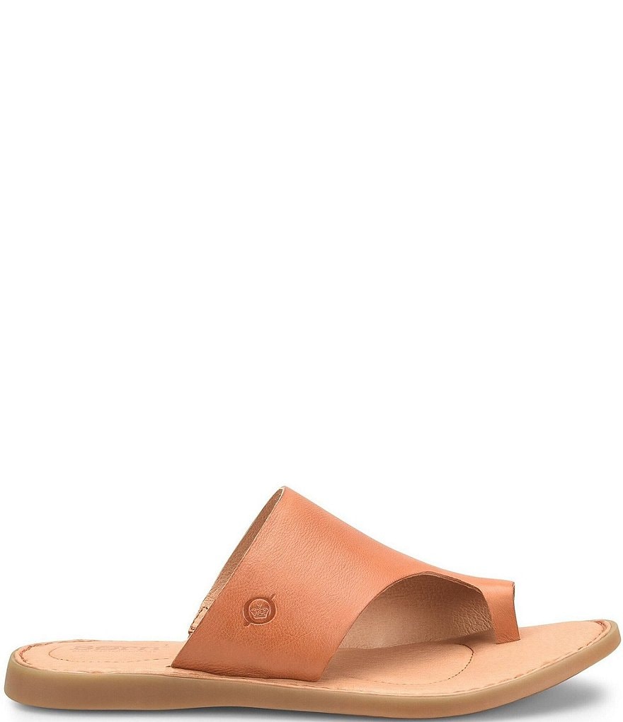 Born Inti Leather Toe Ring Sandals