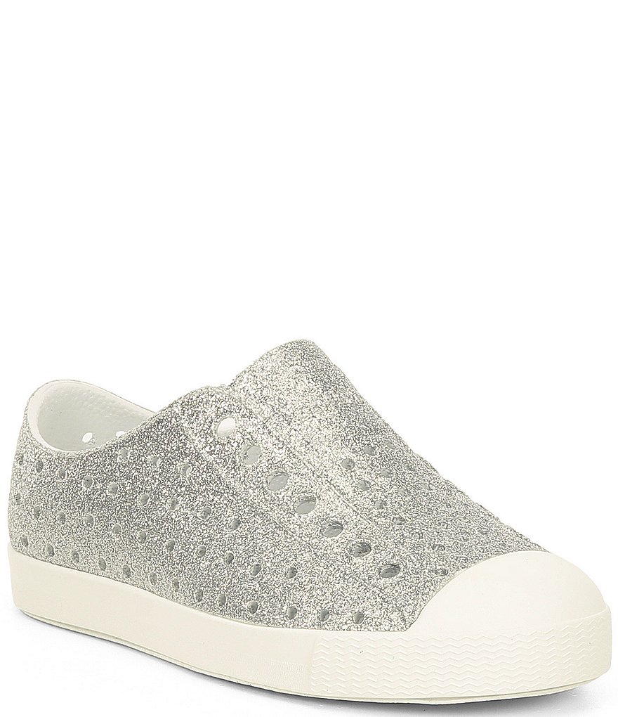 Native Girls' Jefferson Bling Glitter Slip-On Sneakers (Infant)